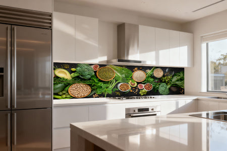 Küchenrückwand Avocado Brokkoli