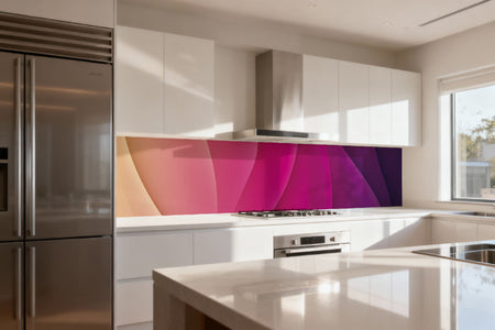 Küchenrückwand Abstrakt Pink Violett