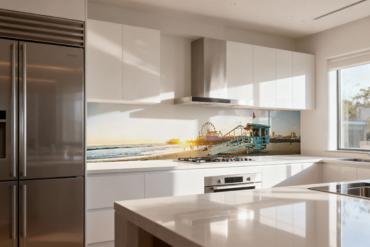 Küchenrückwand Strand Sonnenuntergang Kalifornien