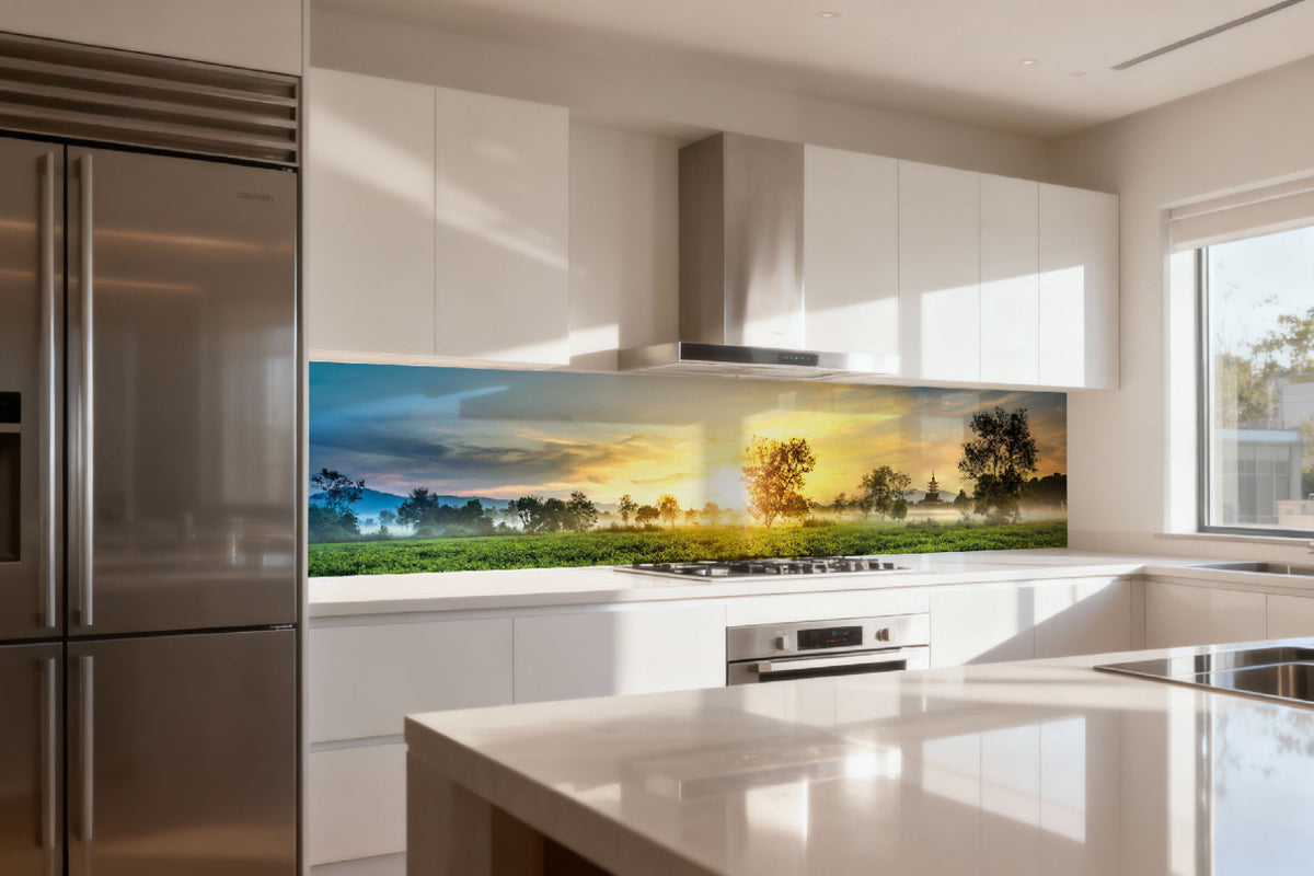 Küchenrückwand Sonnenaufgang