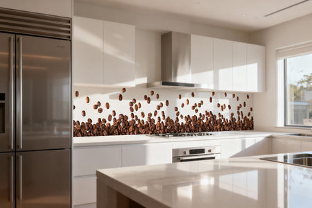 Küchenrückwand Kaffee Design modern