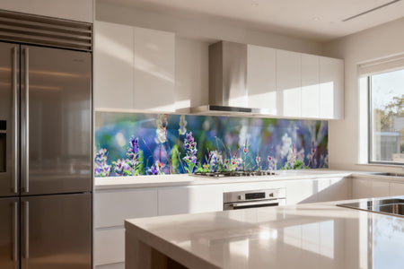 Küchenrückwand Zarte Frühlingsblumen