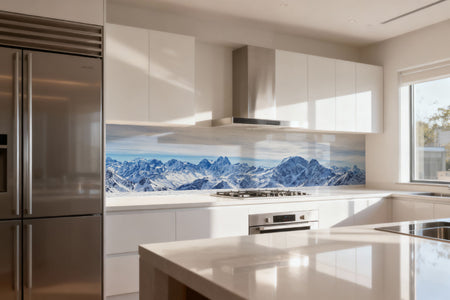 Küchenrückwand Panorama Winterberge