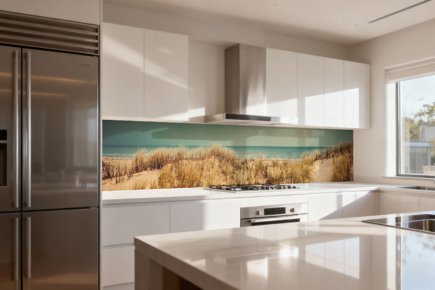 Küchenrückwand Strand und Dünen
