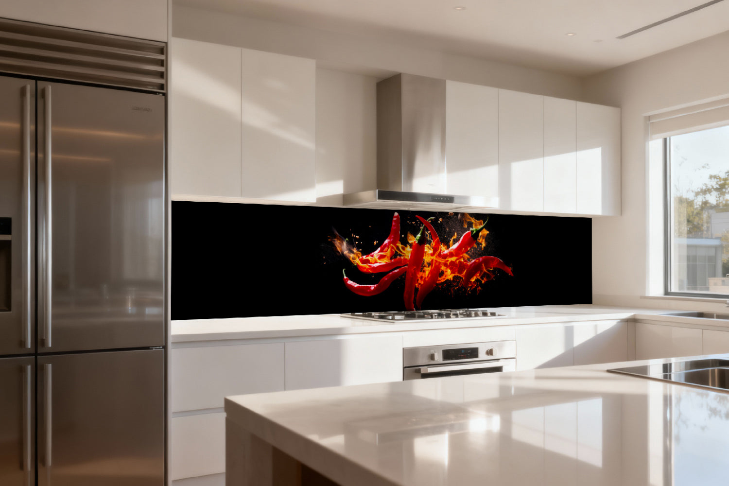 Küchenrückwand Feurige Chili
