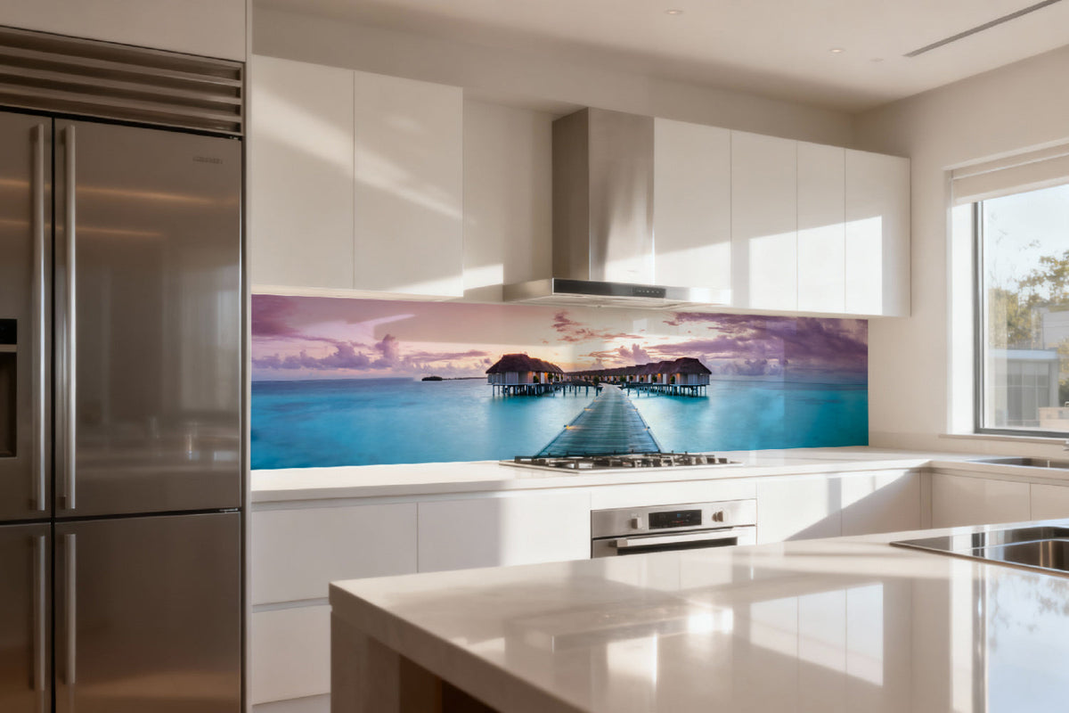 Küchenrückwand Tropisches Inselparadies