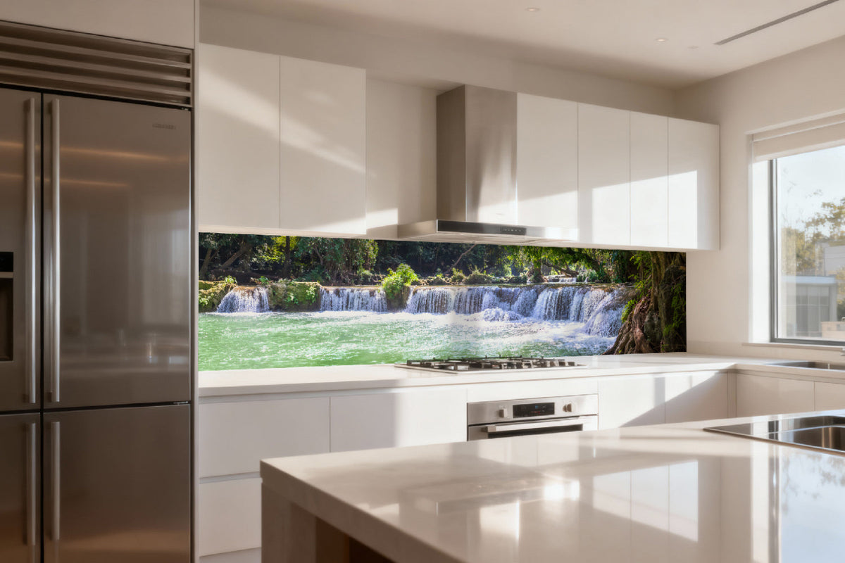 Küchenrückwand Wasserfall