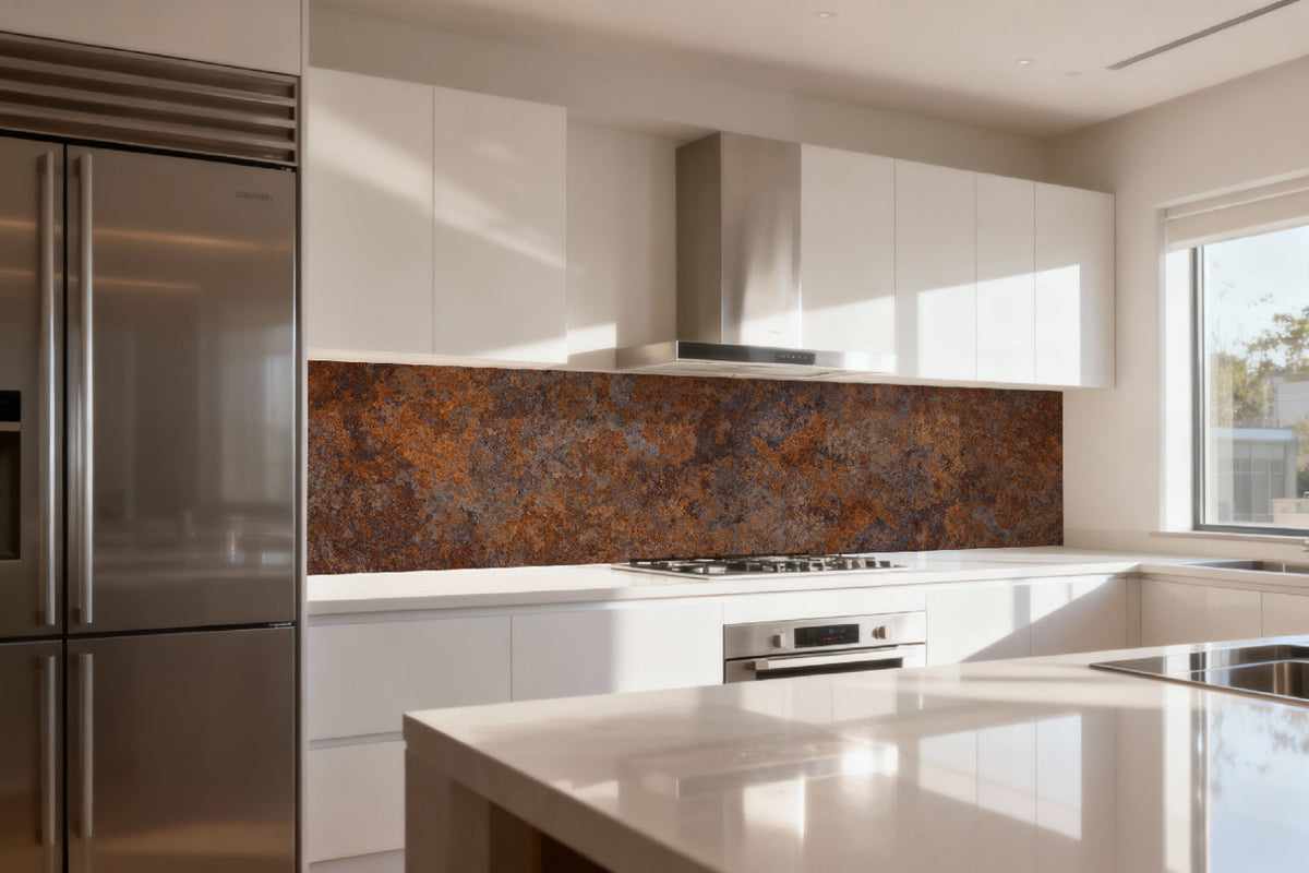 Küchenrückwand Rostoptik Dunkel