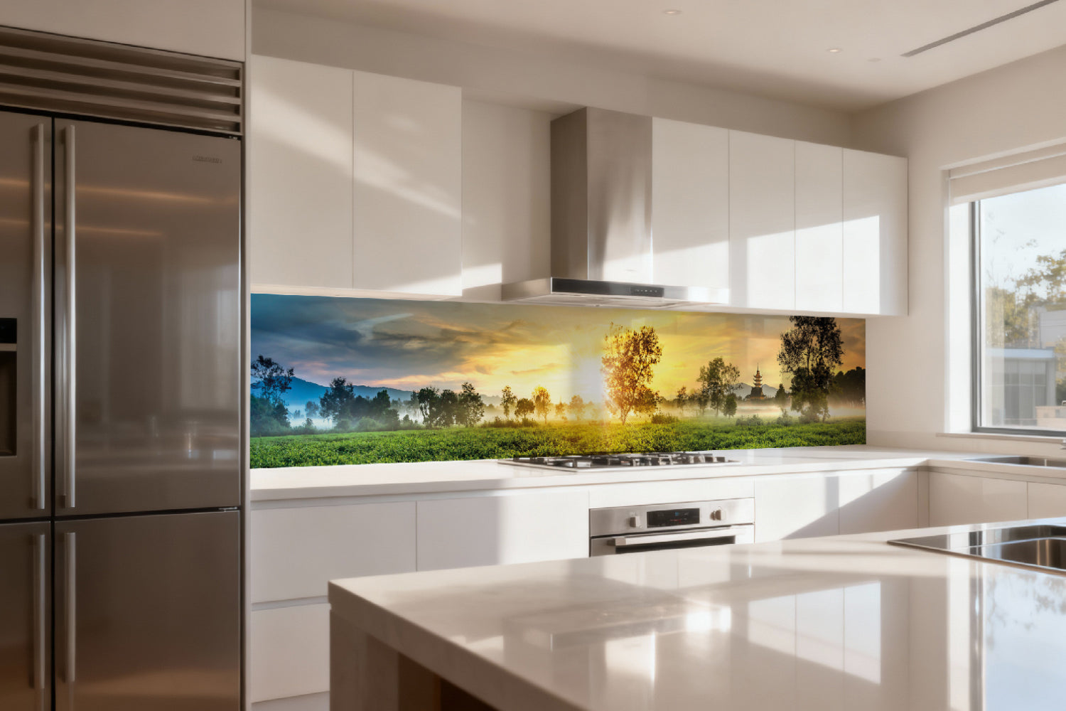 Küchenrückwand Sonnenaufgang