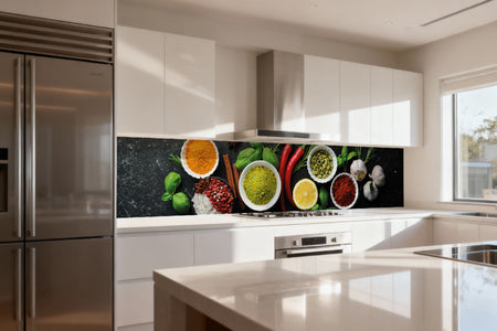 Küchenrückwand Gewürze