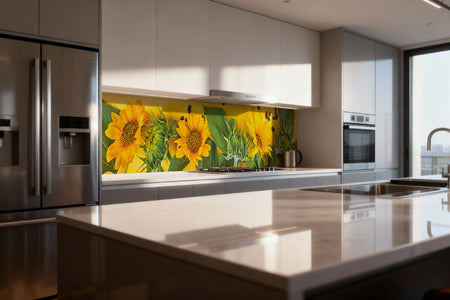 Küchenrückwand Sonnenblumen
