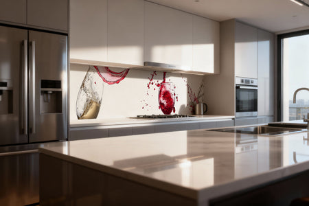 Küchenrückwand Wein Splash