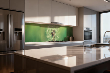 Küchenrückwand Pusteblume Makro