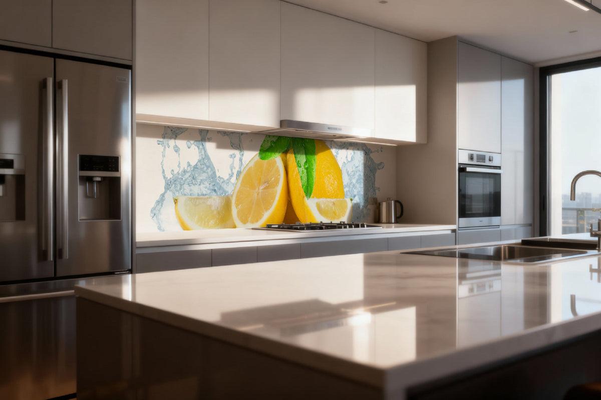 Küchenrückwand Frische Zitrone