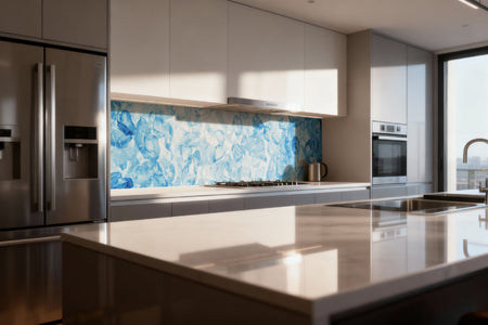 Küchenrückwand Eissteine