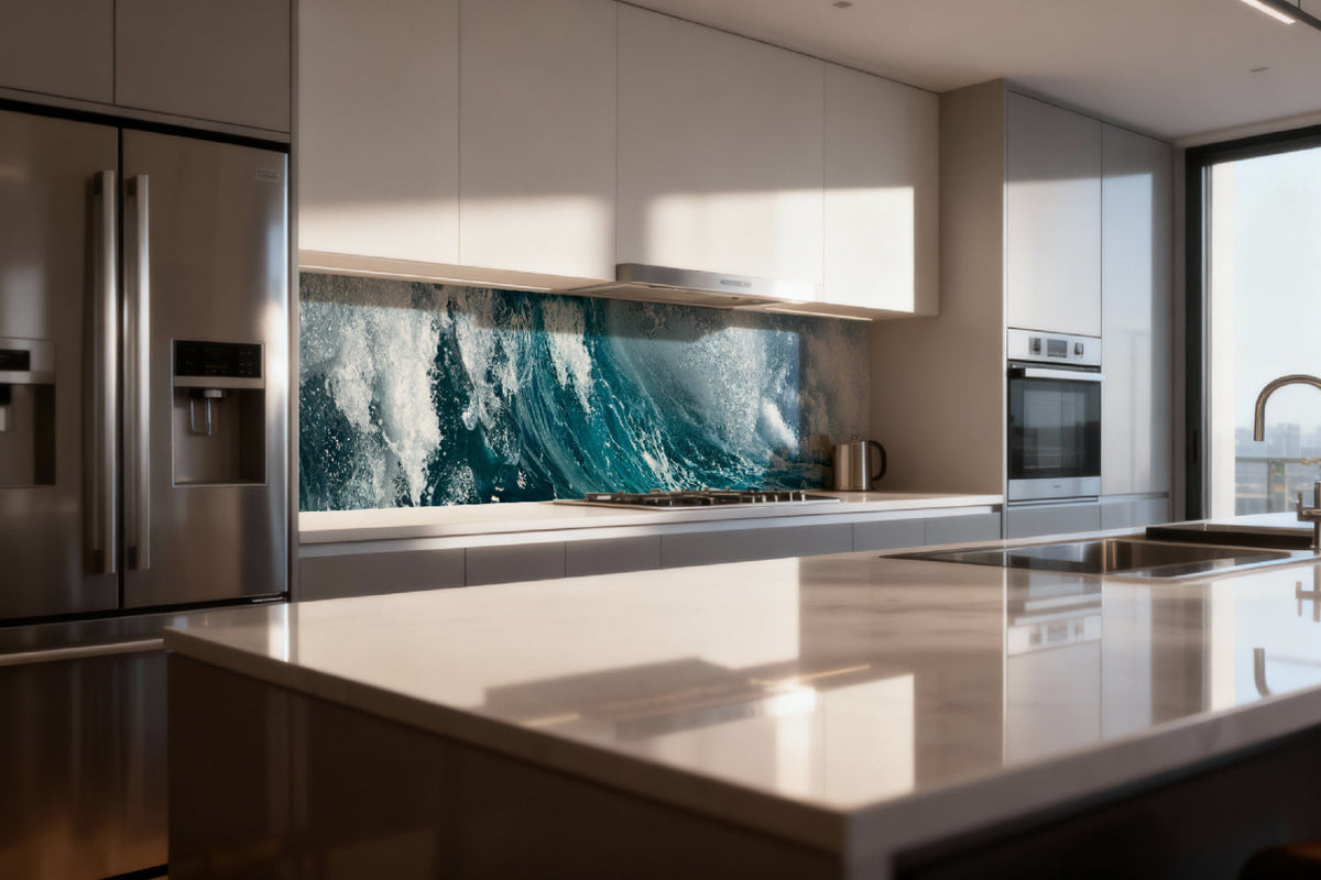 Küchenrückwand Meereswelle