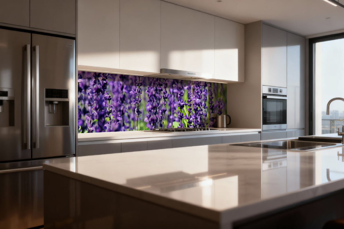 Küchenrückwand Lavendel