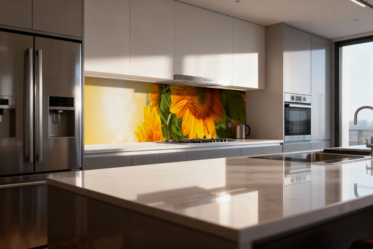 Küchenrückwand Sonnenblume Gelb