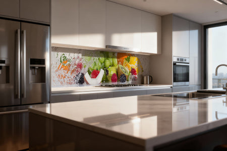Küchenrückwand Früchte Splash