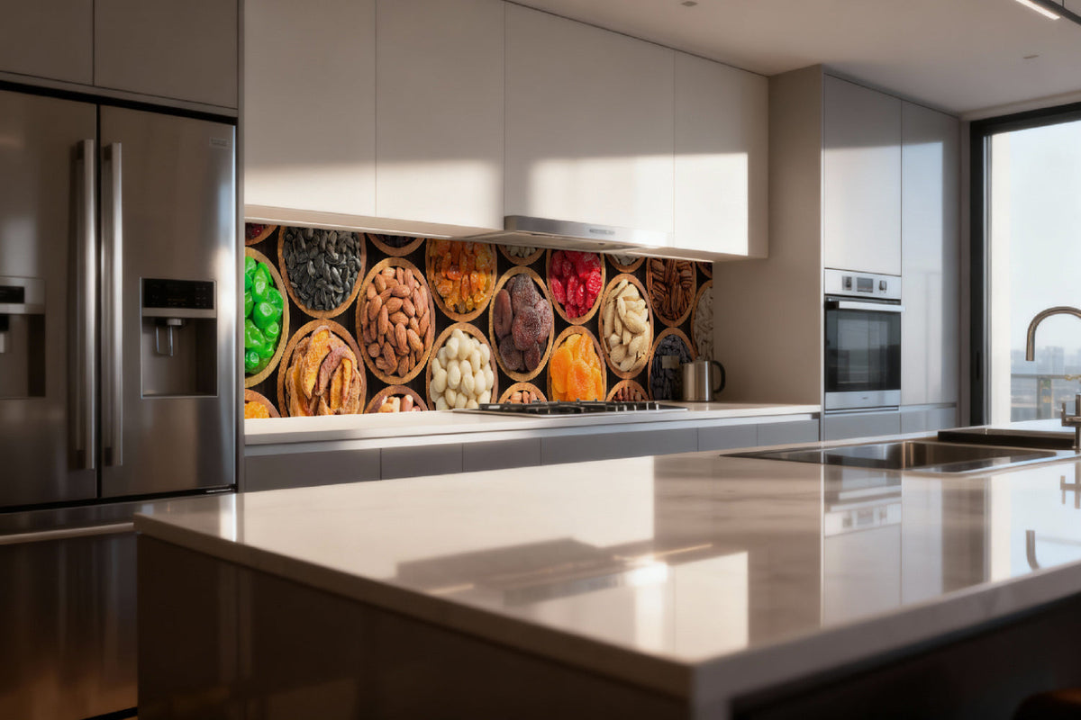 Küchenrückwand Nüsse & Trockenfrüchte