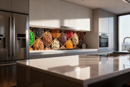 Küchenrückwand Nüsse & Trockenfrüchte