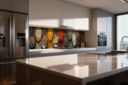 Küchenrückwand Kräuter & Gewürze