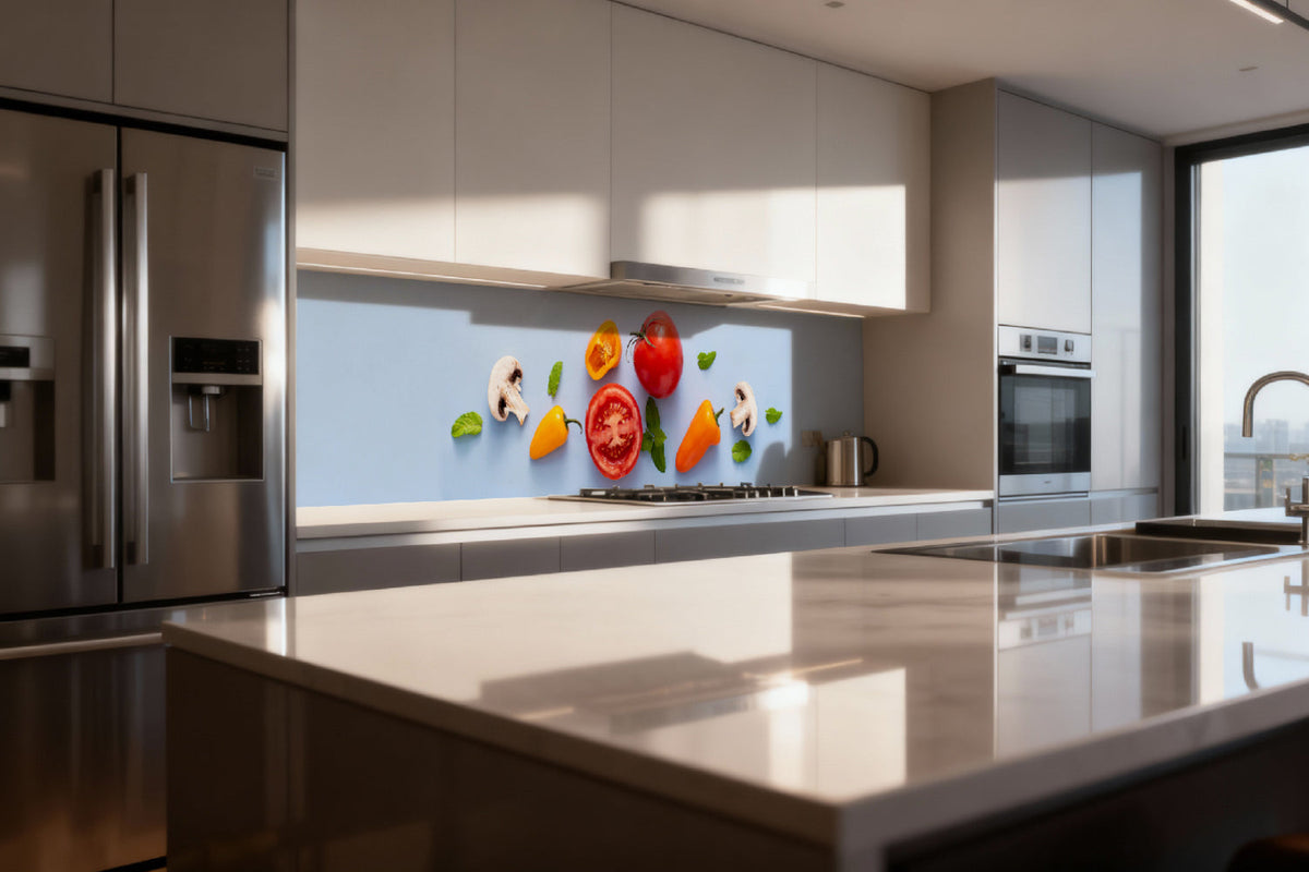 Küchenrückwand Tomaten & Paprika