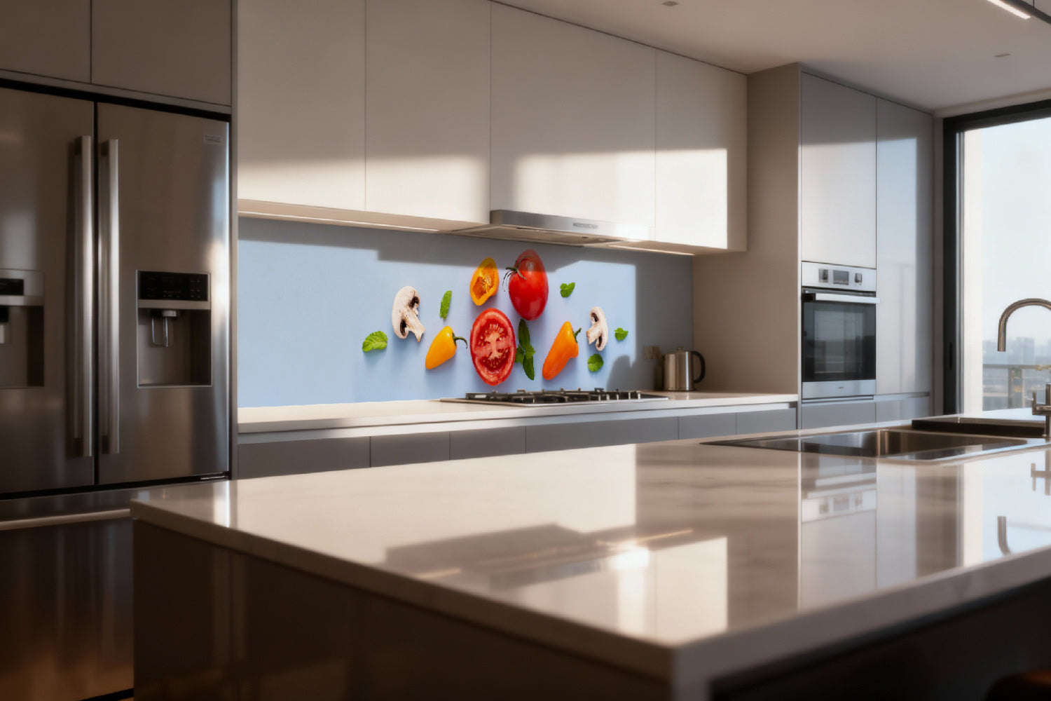 Küchenrückwand Tomaten & Paprika