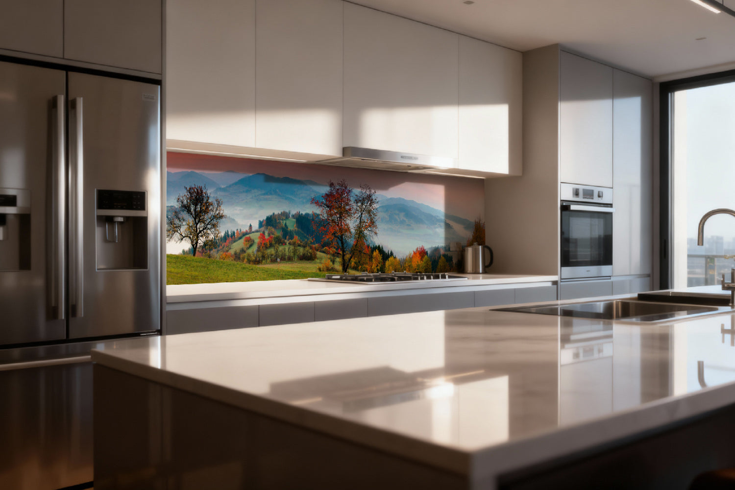 Küchenrückwand Herbstlandschaft