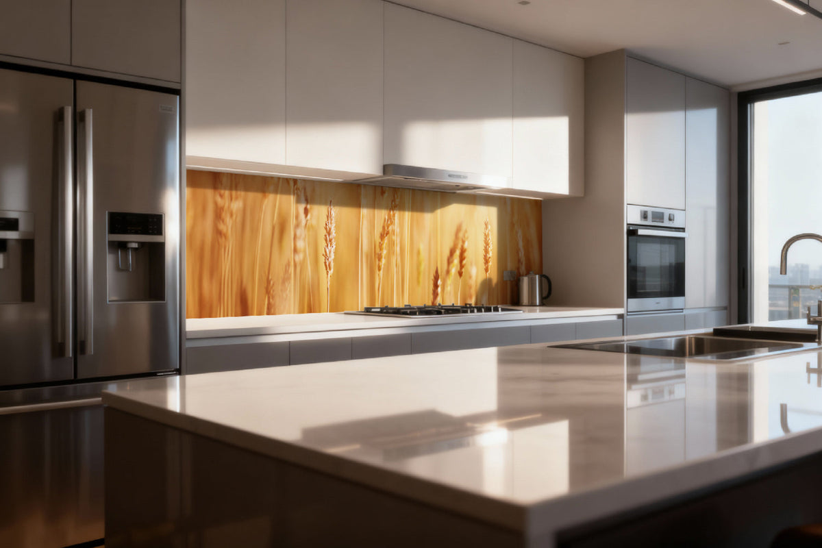 Küchenrückwand Weizenfeld