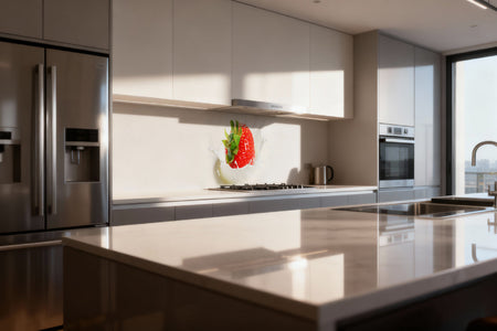 Küchenrückwand Erdbeere Splash