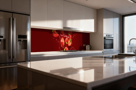 Küchenrückwand Erdbeeren Splash