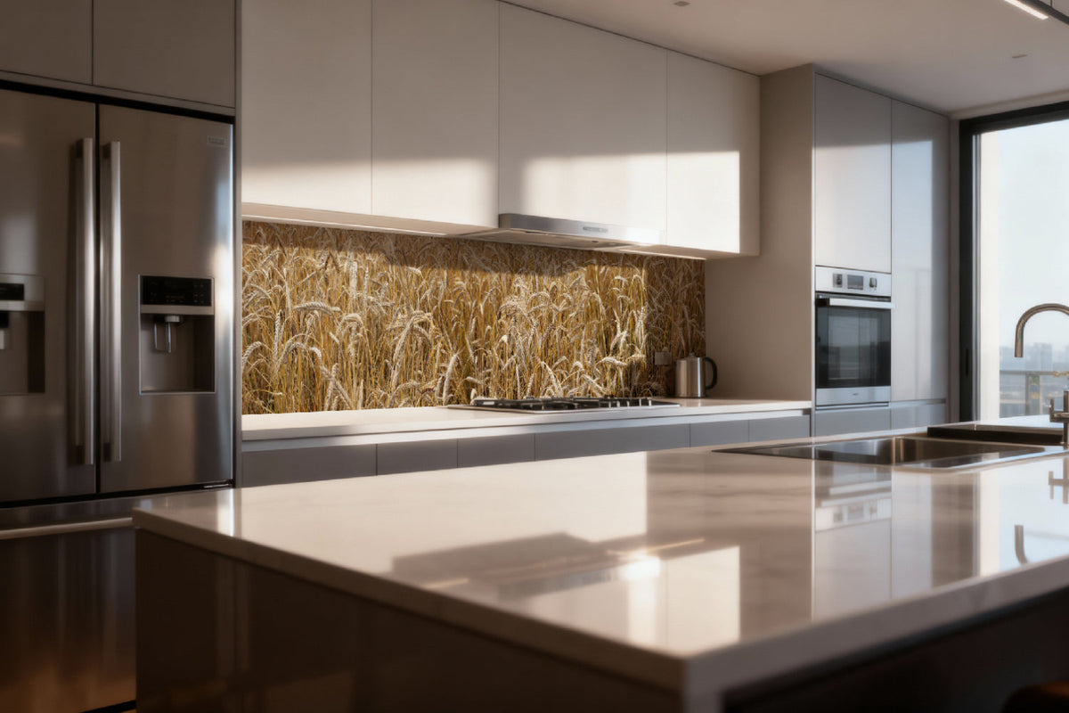 Küchenrückwand Weizenfeld Natur