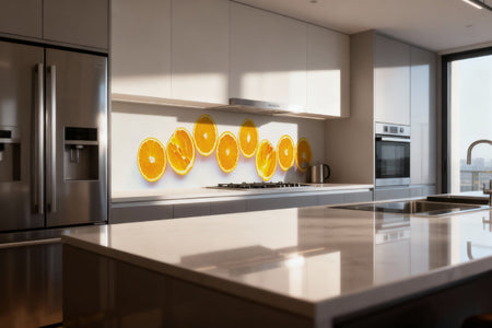 Küchenrückwand Orangen