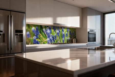 Küchenrückwand Frühlingsblumen