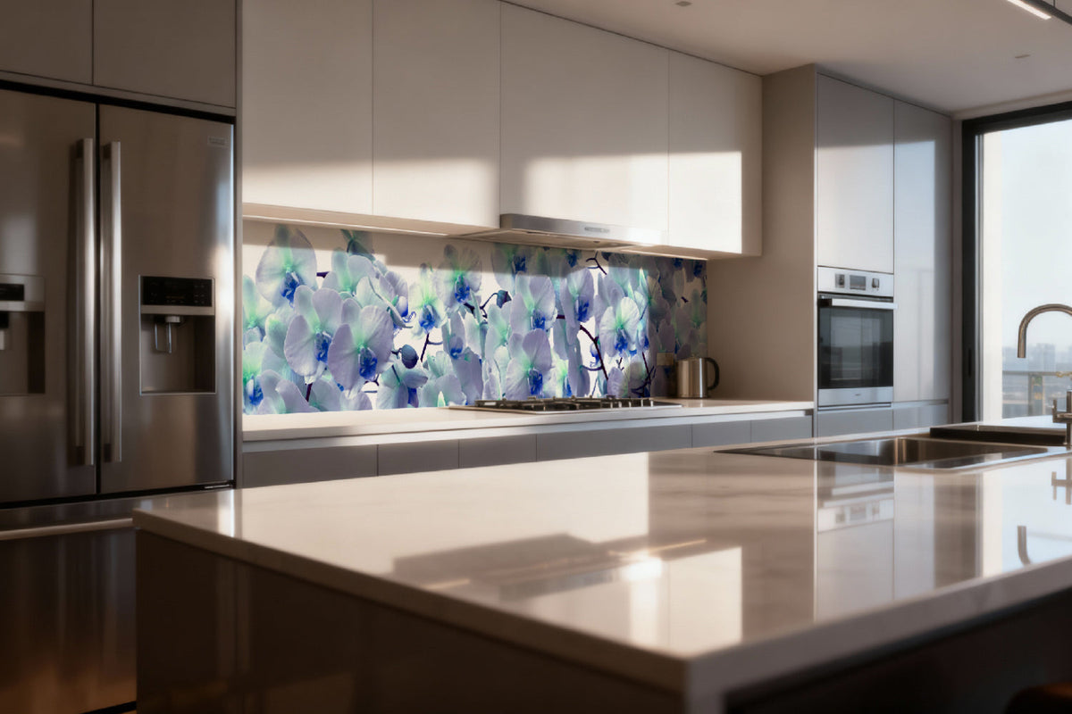 Küchenrückwand Orchideen