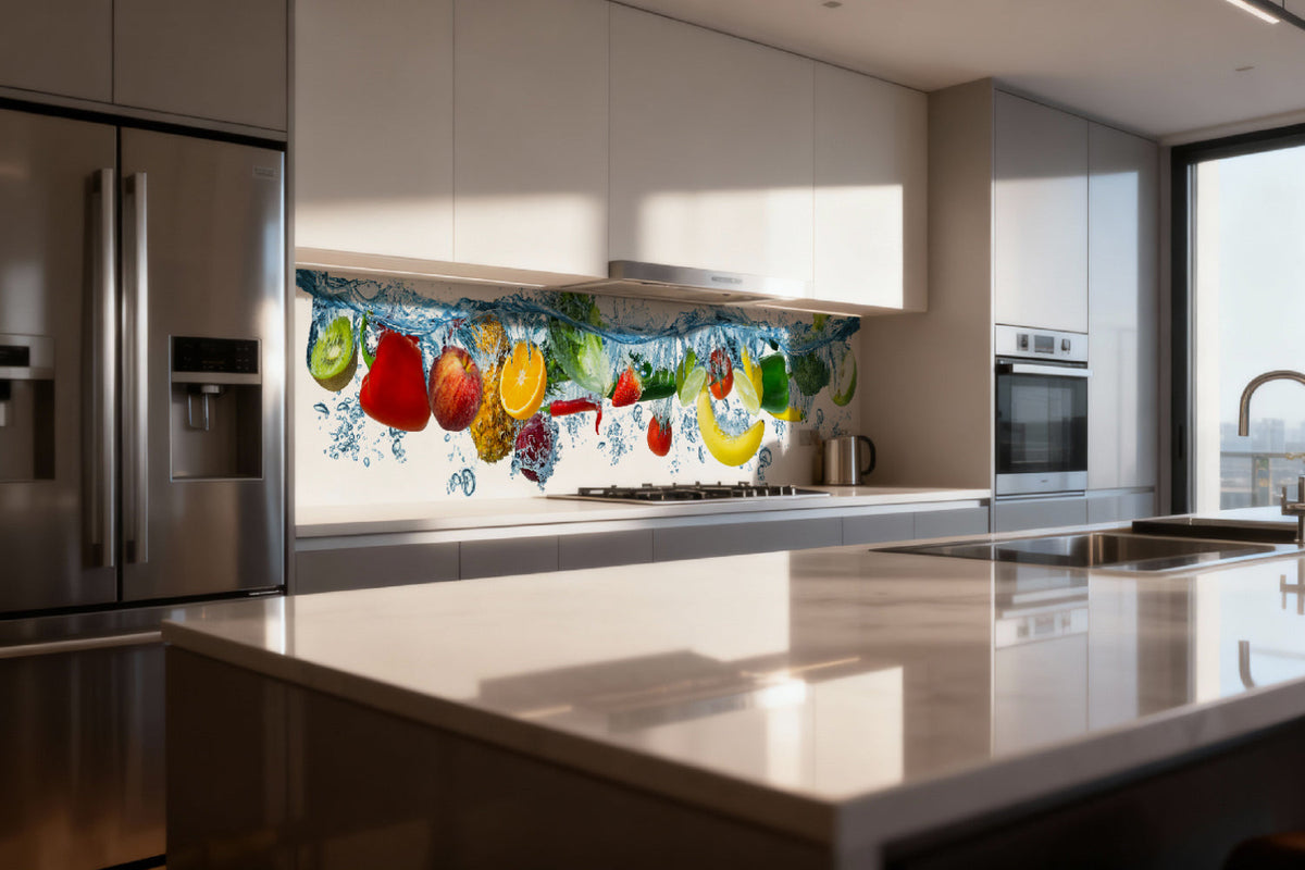 Küchenrückwand Obst & Gemüse Splash