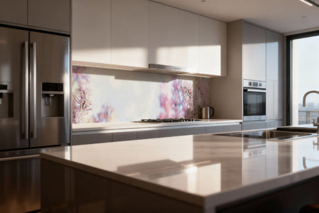 Küchenrückwand Florales Motiv Romantik