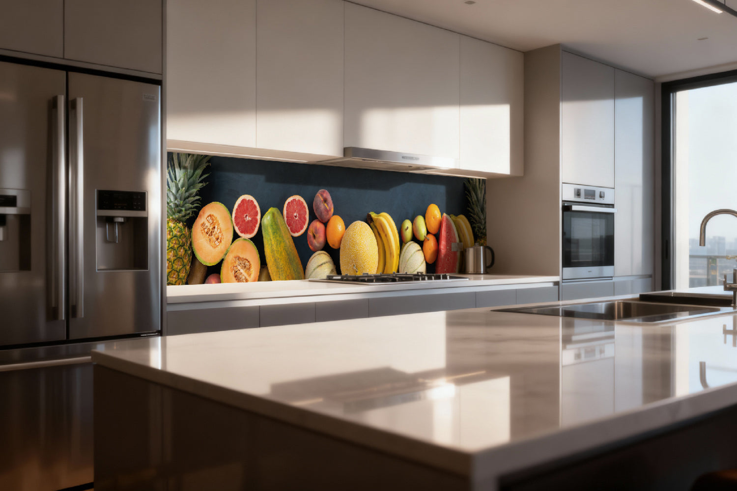 Küchenrückwand Tropische Früchte Design
