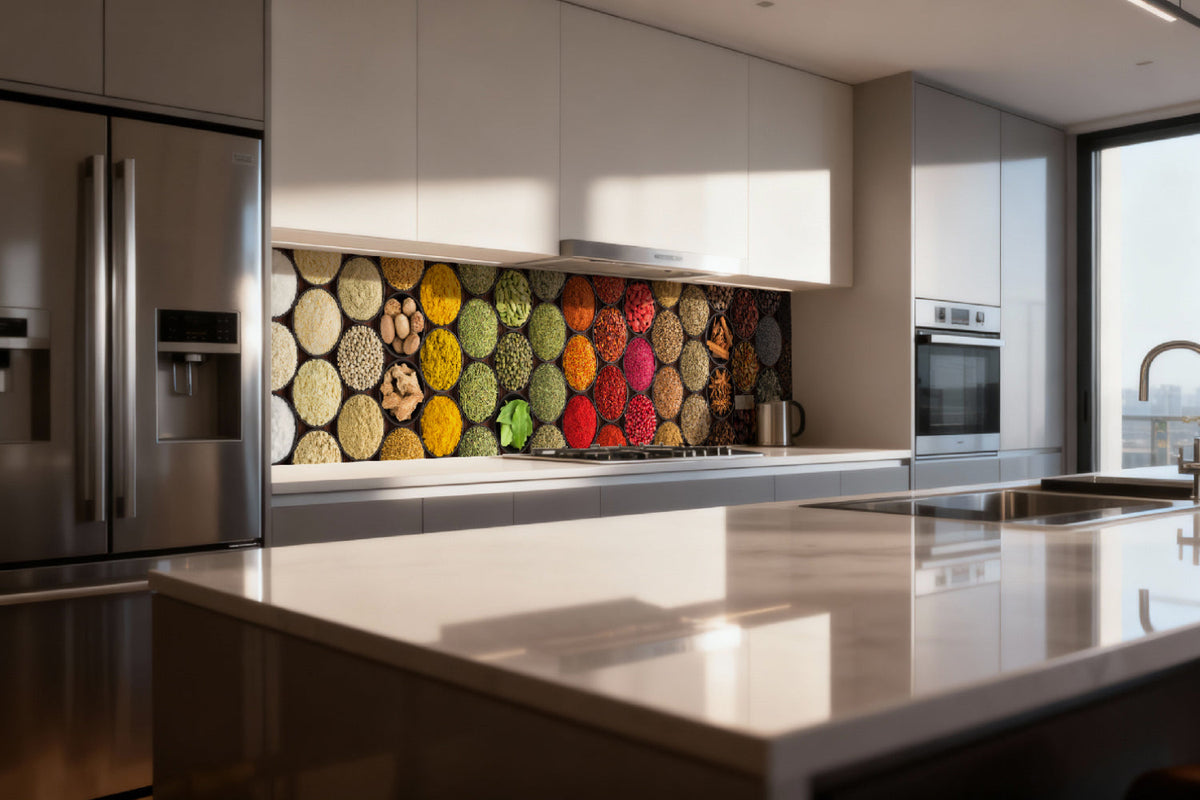 Küchenrückwand Exotische Gewürzmischung