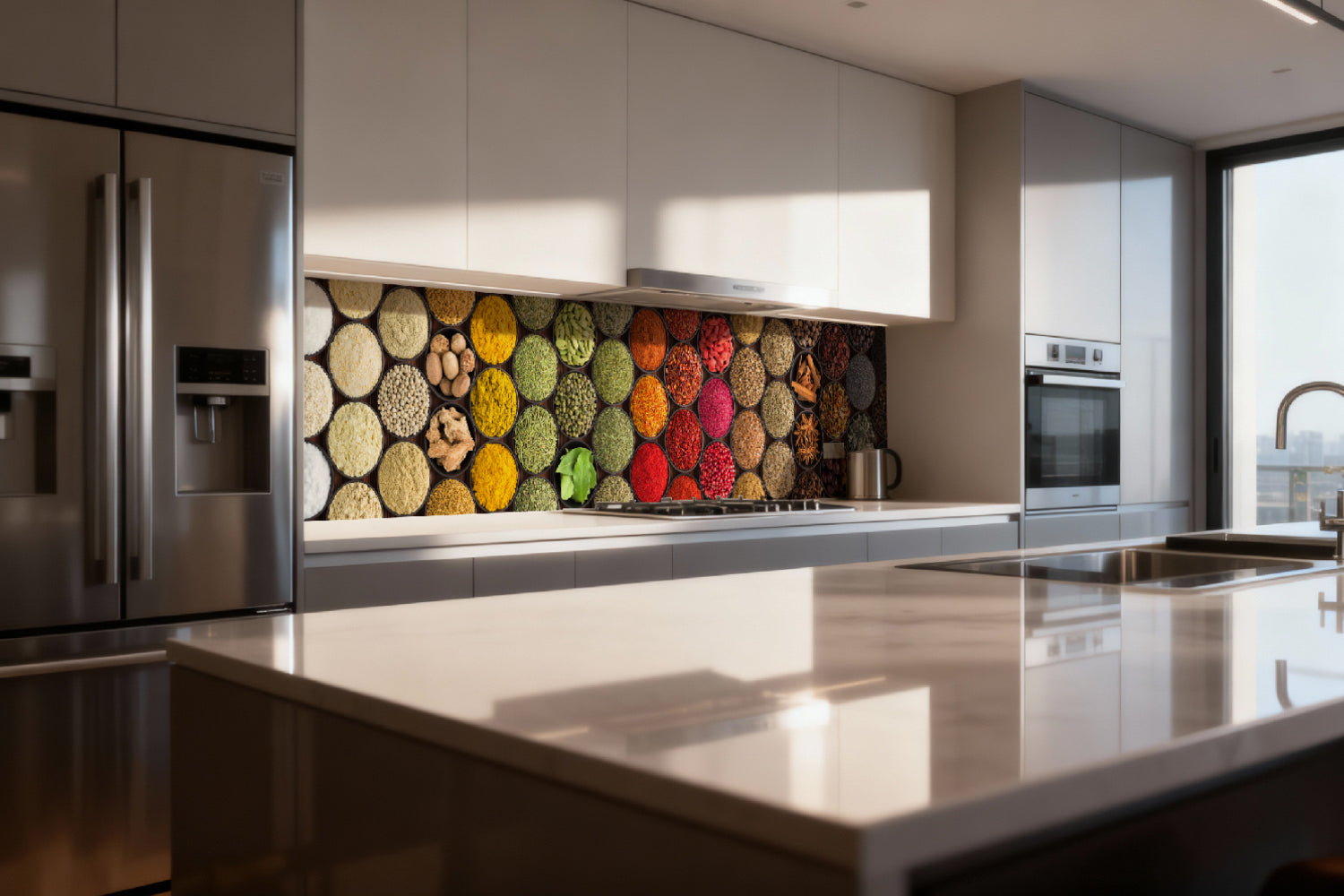 Küchenrückwand Exotische Gewürzmischung