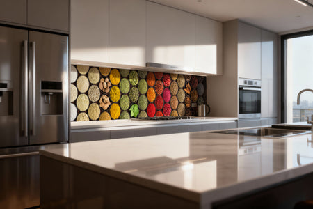 Küchenrückwand Exotische Gewürzmischung