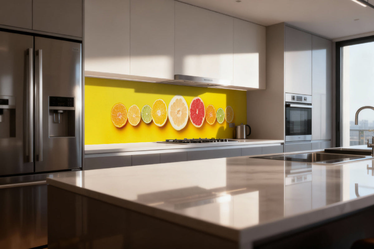 Küchenrückwand Frische Zitrone & Orange