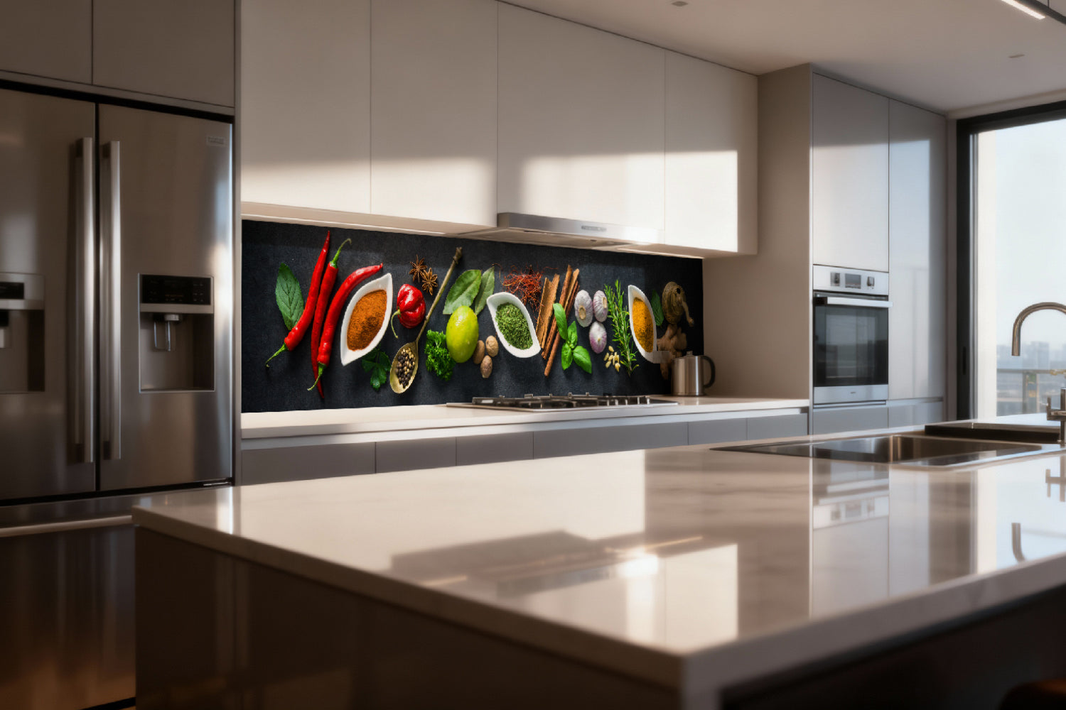 Küchenrückwand Gewürze & Kräuter