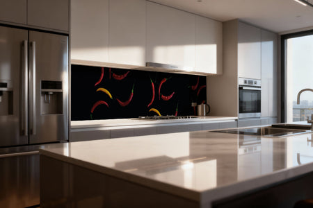 Küchenrückwand Chili Design