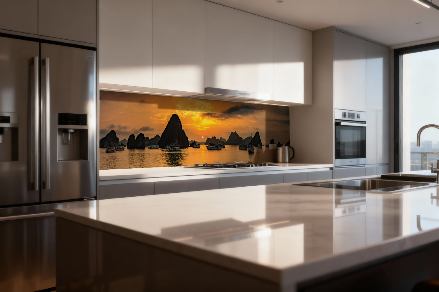 Küchenrückwand Meereslandschaft Sunset