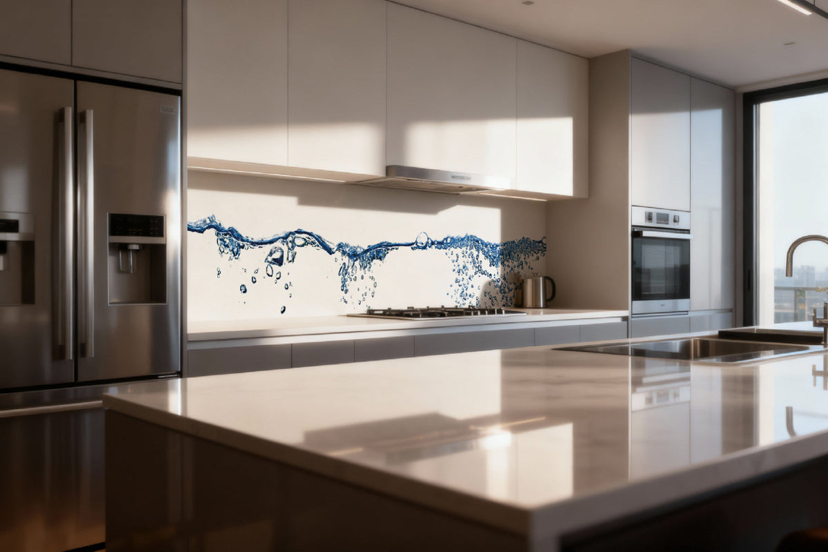 Küchenrückwand Sprudelndes Wasser