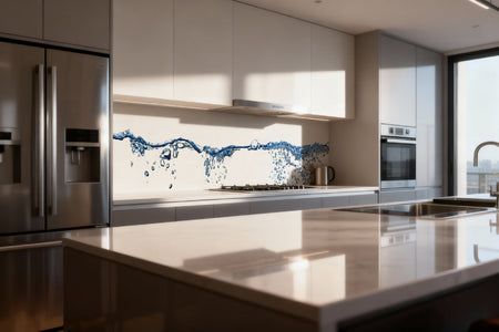 Küchenrückwand Sprudelndes Wasser