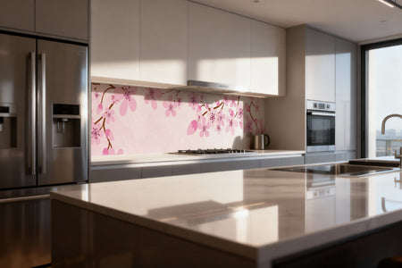 Küchenrückwand Frühlingsblüten