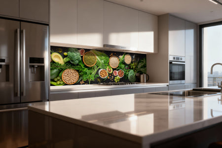 Küchenrückwand Avocado Brokkoli